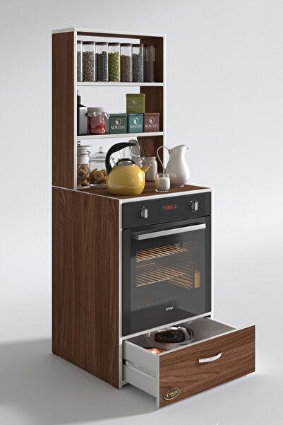 Kenzlife Ankastre Fırın Dolabı Gönül Cvz 165*60*56 Mutfak Çekmeceli