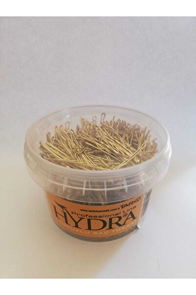 Hydra Topuzlu Sarı Saç Tokası
