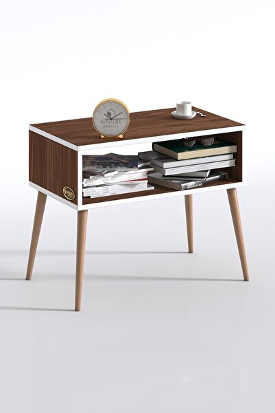 Kenzlife Komodin Dumrul Cvz 57*70*39 Ahşap Ayaklı Komidin Kitaplık