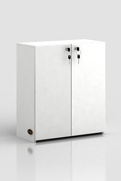 Kenzlife Ayakkabılık Ayakkabı Dolabı Kilitli Gutan Byz 080*70*32 Kapaklı Ofis Dolabı