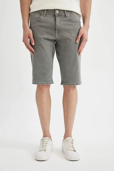 DeFacto Slim Fit Slim Fit Jean Bermuda A4802ax24sm