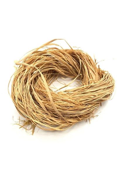 Aker Hediyelik Φυσική ίνα μπανάνας Raffia Dry Natural Rope 1kg Raffia Gift Twines – Φυσικές ίνες μπανάνας