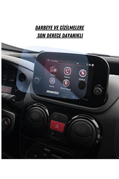 UniqAnatolia Fiat Fiorino 7 Inch Navigation and Digital Instrument Panel Compatible Nano Screen Protector