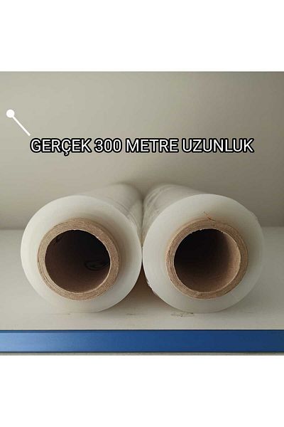 BAKOM AMBALAJ 50 CM STRETCH FILM 17 MICRON 300 METERS (GOODS-SHIPPING-MESSING-PALET STRETCH)