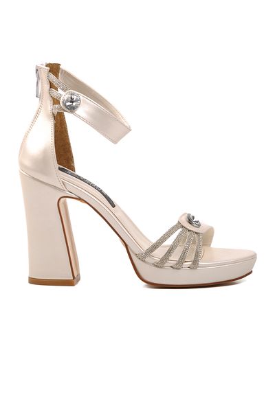 Venüs 23110916Y Rochie de seară alba Pantofi damă 