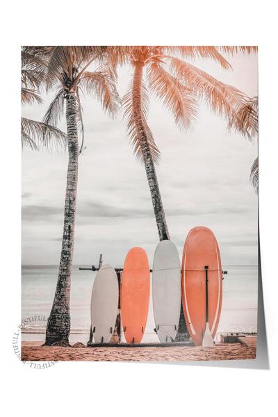 Postifull Poster fără ramă, pictură cu tematică de vară NR:190, fotografie cu...