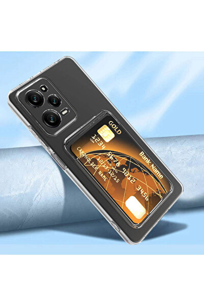 m.tk moveteck Xiaomi Redmi Note 13 Pro Plus Case Transparent with Card Holder Camera Protection a Quality Soft Wallet Silicone