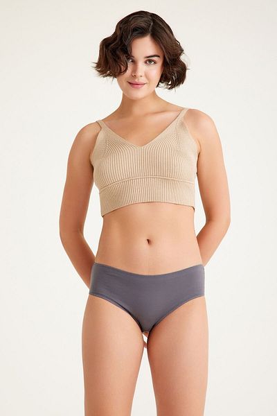 Dennis Denise Chiloți casual de damă cu talie înaltă - pachet de 5, bumbac și lycra, textura moale