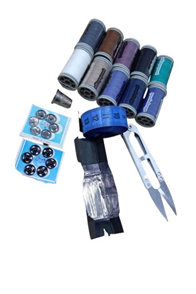 efmues Set de croitorie Set de cusut Set de fire de cusut Foarfece Ac de cusu...