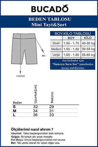 BUCADO Petrol Yeşili Mini Tayt Şort Etek Altı & Voleybol & Havuz Ve Deniz Şortu & Günlük
