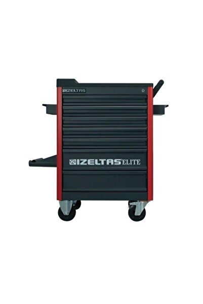 İzeltaş Elite Seri Takım Dolabı 7 Çekmece Kırmızı-Siyah Boş