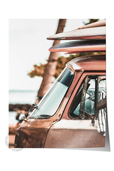 Postifull Poster fără ramă, pictură cu tematică de vară NR:125, fotografie de...