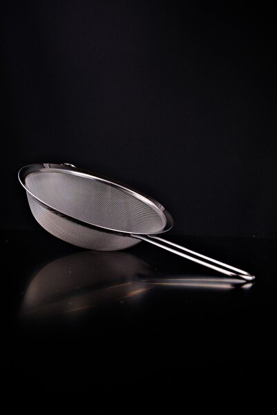 Digithome Gray Steel Handle 3-Piece Strainer Set - 18-20-22 Cm