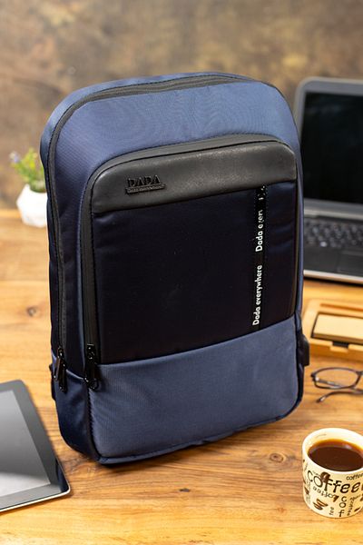 Case Club حقيبة ظهر للكمبيوتر المحمول مقاس 14 بوصة و15.6 بوصة باللون الأزرق الداكن - Apple Mac Huawei HP Lenovo Xiaomi