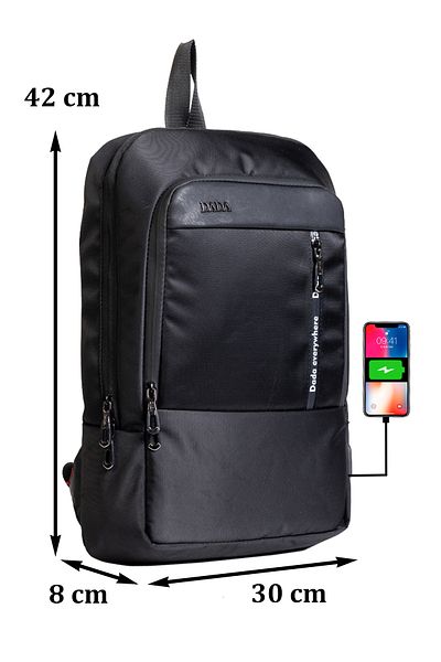 Case Club حقيبة ظهر للكمبيوتر المحمول باللون الأسود مقاس 14 و15.6 بوصة - Apple Mac Huawei HP Lenovo Xiaomi
