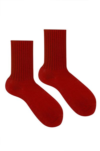 Ozzy Socks Winter Women's Wool Burgundy Color Sleeping Socks Soft Touch