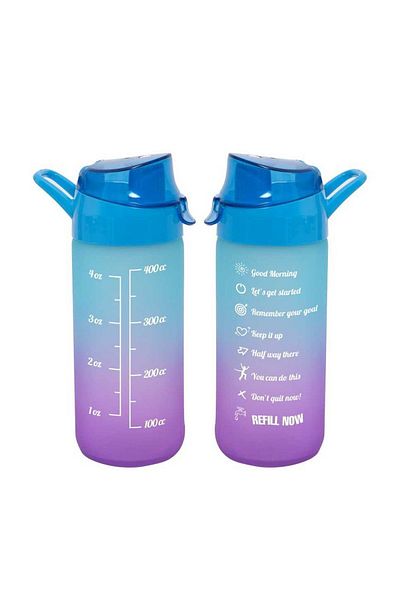 Herevin 111808-160 Glass Water Bottle - Motivational Water Bottle - Water Bottle