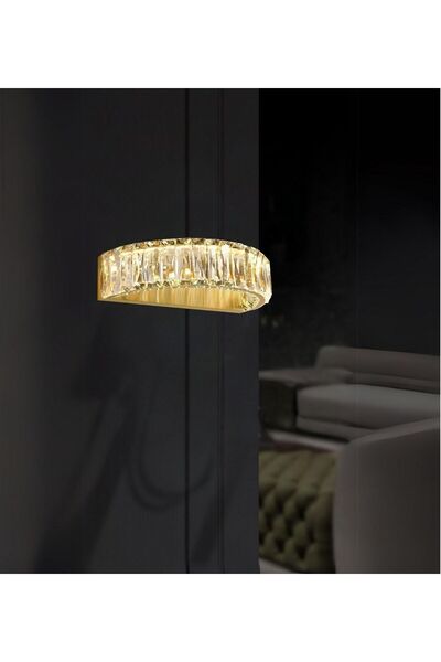 RONİSU AYDINLATMA Vista Taşlı Aplik Kristal Taş Duvar Aydınlatması