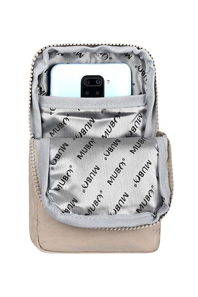MUBO Crossbody Shoulder Bag with Adjustable Strap and Zippered Compartment Phone Holder