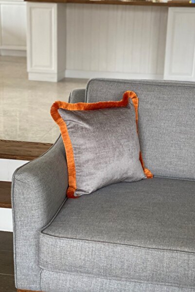 Pura Home Collection Lulu Püsküllü Kırlent Kılıfı