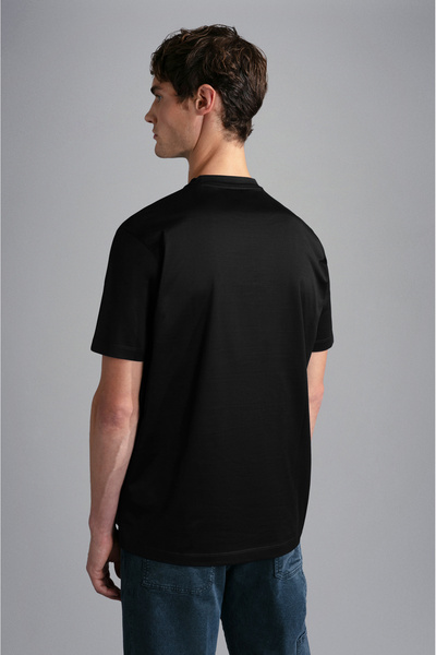 PAUL&SHARK MEN'S KNITTED T-SHIRT C.WCOTTON