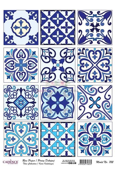 Cadence Rice Decoupage - Model 722