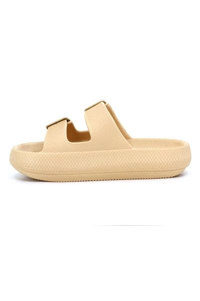 Sonimix Soelite Beach Pool Garden Sea Summer Μαλακή χοντρή σόλα με διπλή ταινία Unisex καθημερινές παντόφλες
