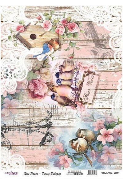 Cadence Rice Decoupage - Model 400