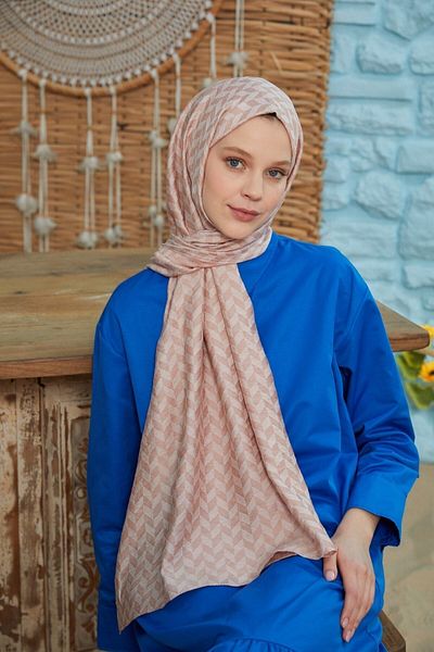 Şalland Freya Shawl Series Salmon
