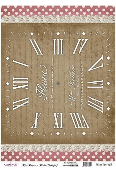 Cadence Rice Decoupage - Model 432