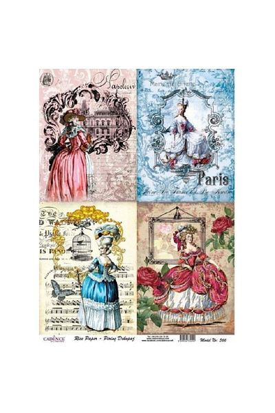 Cadence Rice Decoupage - Model 366