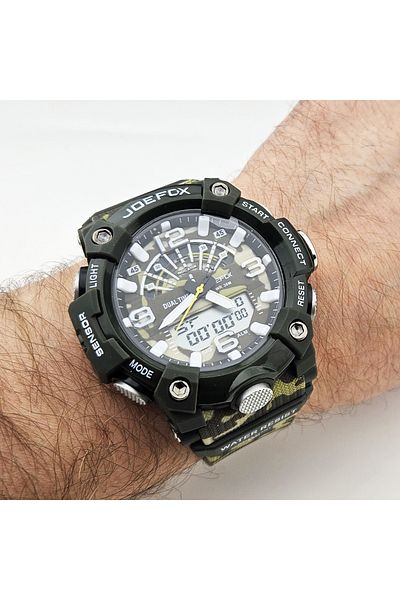 Joefox Men's Wristwatch Digital Waterproof Camouflage