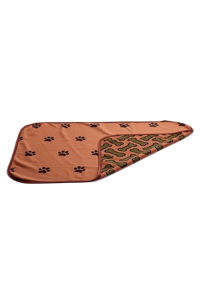 Careshop Liquid And Windproof Fleece Paw Printed Dog Blanket