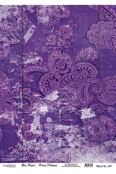 Cadence Rice Decoupage - Model 391