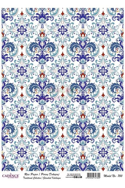 Cadence Rice Decoupage - Model 700