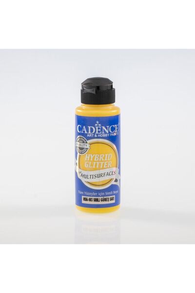Cadence Hybrid Multisurface Altın Simli Akrilik Boya 120 Ml Hsa-103 Güneş Sarı