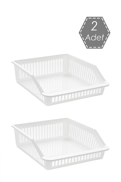 Porsima 2-Piece Refrigerator - Organizer Vegetable and Fruit Organizer Basket