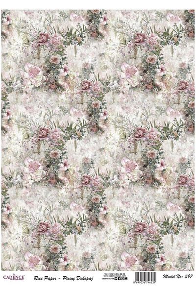 Cadence Rice Decoupage - Model 597