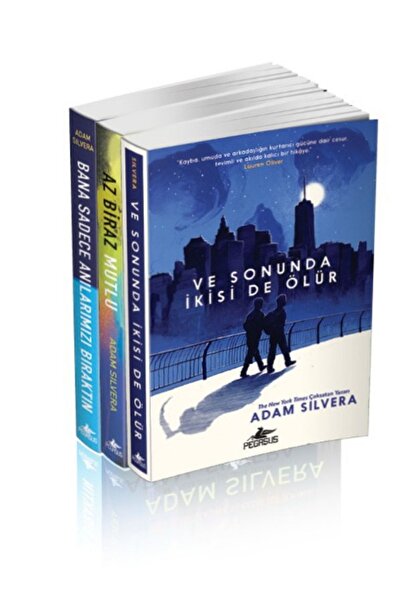 Pegasus Yayınları Adam Silvera Koleksiyon Takım Set 3 Kitap