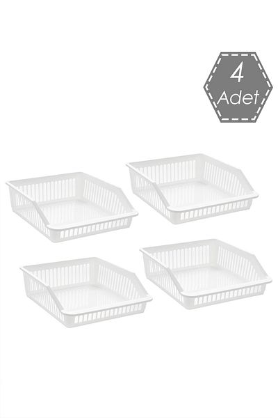 Porsima Org-25 4-piece RefrigeratorOrganizer- Vegetable and FruitOrganizerBasket