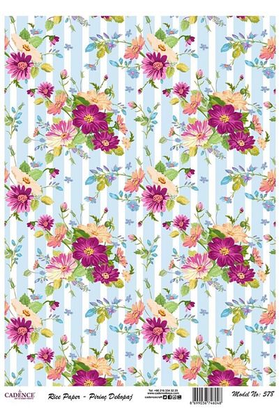 Cadence Rice Decoupage - Model 578