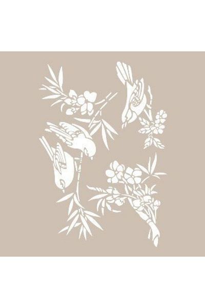 Cadence Flower and Bird Model As502 A4 Stencil