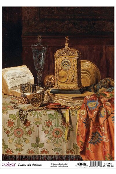 Cadence ديكوباج نحاسي Ac 08 مجموعة انتيكاس - 30x42