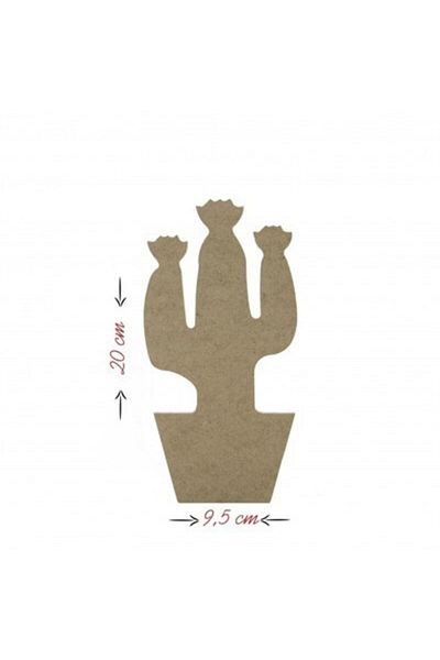 Cadence Cactus Model Wooden Object Small (MDF)