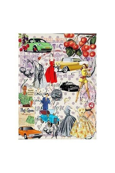 Cadence 29X42Cm Brass Decopage Paper - No:152