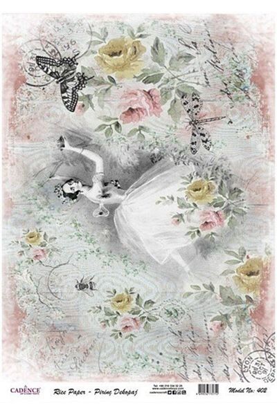 Cadence Rice Decoupage - Model 402