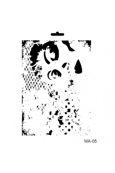 Cadence Woman Stencil (template) A4