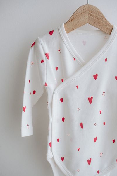 TBA COLLECTION Double Breasted Cut - Red Heart Body