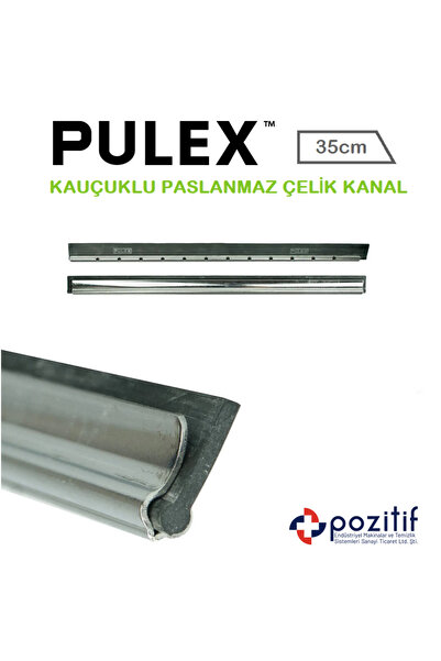 pulex Yedek Camçek Kanalı ve Lastik - Delikli Tip - Paslanmaz Çelik Sap için ...