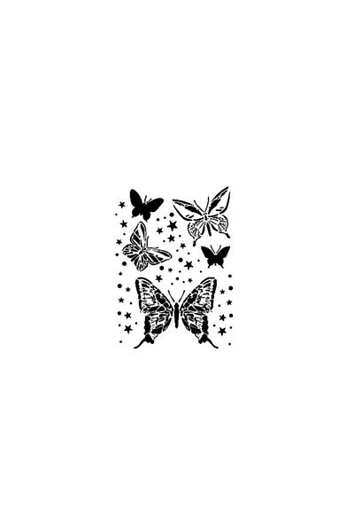 Cadence Butterfly Themed Stencil (template)